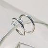 Silver Pipe Ring, Comfortable Earrings 15mm