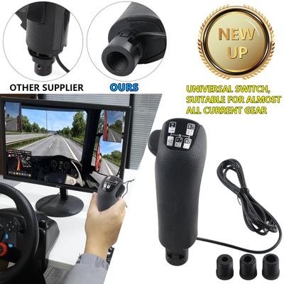 USB Shift Knob for Logitech G923 G29 G27 G25 TH8A for ETS2&ATS Scania Truck High Low Gear Simulator Shifter
