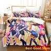 Show By Rock! Bedding Set Cartoon Anime Three-Piece Set Adult Kid Bedroom Duvetcover Sets 3D Kawaii Cute Girls