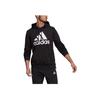 adidas Essentials Big Logo Pullover Hoodie Black/White Men Streetwear GK9540