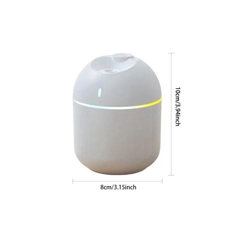 USB Mini Air Humidifier Aroma Essential Oil Diffuser For Home Car Ultrasonic Mute Mist Maker Diffuser with LED Color Lamp
