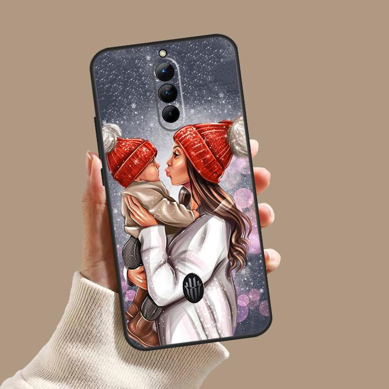 Super Mom Baby Girl Son Daughter Case For ZTE Nubia Red Magic 10S 9S 8S 8 9 10 11 Pro Plus 5G 6R 6 7 6S 7S Pro 10 Air Cover