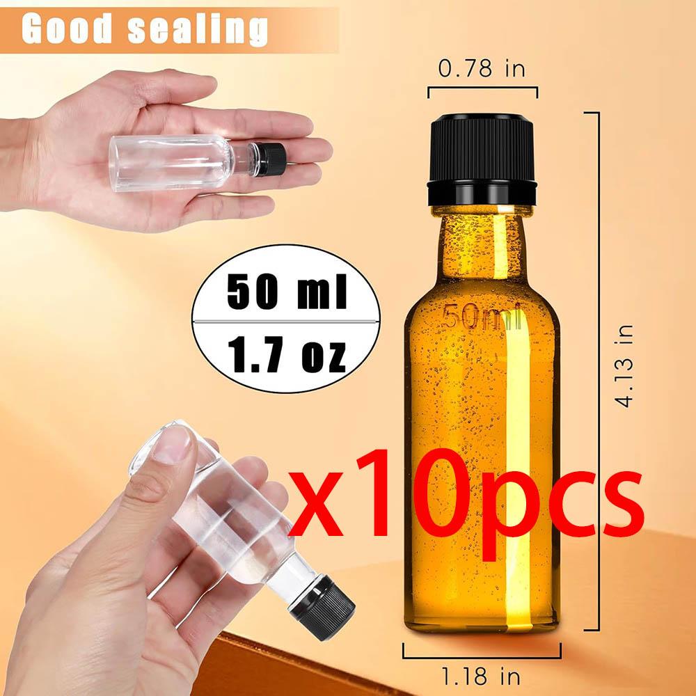

Mini Plastic Liquor Bottles, 2oz Shot Bottles with Caps Small Plastic Alcohol Bottles for Shots,Party Favors,Travel & DIY Crafts 50ml