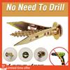 Fresh 100PCS Upgraded Self-Drilling Anchors Screws, Drywall Anchors And Screws Kit, Easy Application No Drill Or Holes In Wall