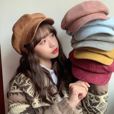 Octagonal Winter Hat Baker Boy Cap Womens Boy Winter Hat Women Baker Boy Hat Women Beret