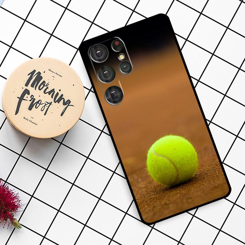 

Tennis tennis racket Case For Samsung Galaxy S24 FE S21 S22 S23 S25 Ultra S9 S10 Plus S20 FE S25 FE Phone Cover Galaxy S24