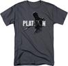 Platoon Movie Shadow of War Adult T-Shirt Dark Grey