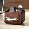 Partition Storage Multifunctional Tissue Box Dustproof Desktop Organizer  Remote Control