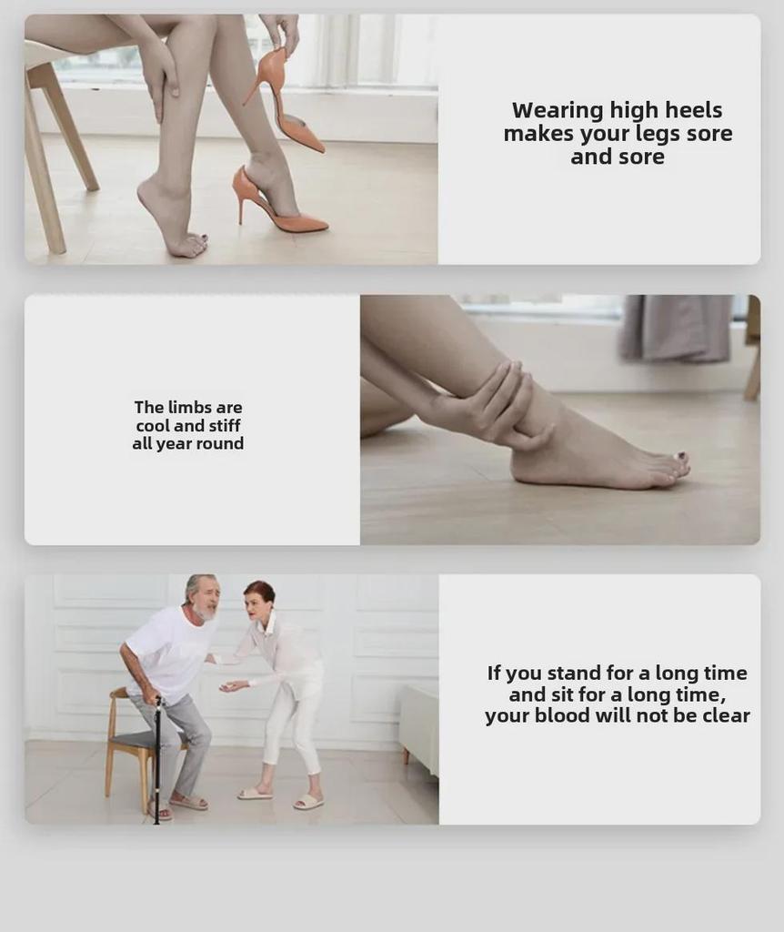 Multifunctional EMS Foot Massager: Low-Frequency Pulse Acupoint Massage Pad