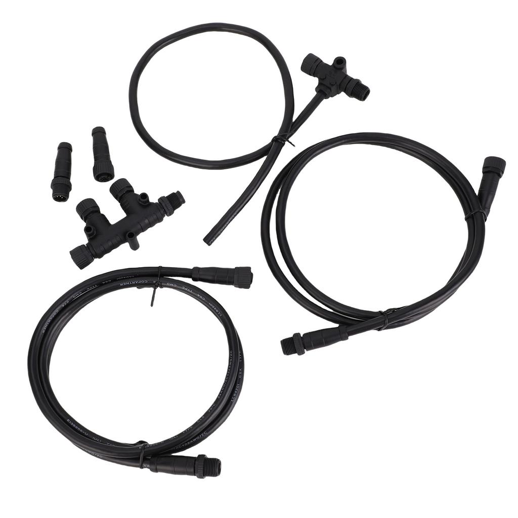 NMEA 2000 Starter Kit Marine Grade Backbone Cables Drop Cables Tees Terminators M12 5pin T Connector 2K Network