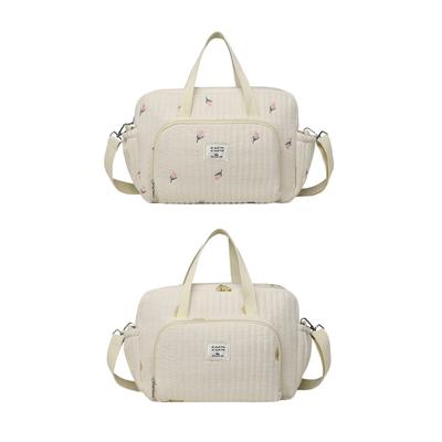 Travel Diaper Storage Bag Mom Bag Crossbody Bag Multiple Compartment Shoulder Bags Large Capacity Pram Hanging Bag