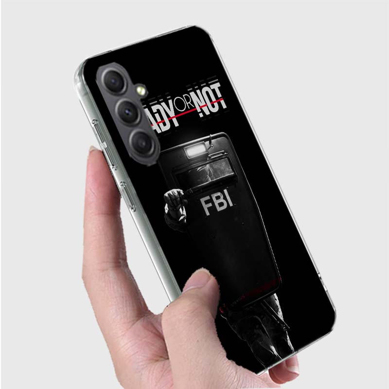 Police FBI Phone Case For Samsung A15 A25 A35 A55 A12 A22 A32 A52S A13 A23 A33 A53 A14 A24 A34 A54 Galaxy A8 A6 A7 A72 A42 A9 Co