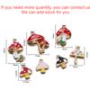 10pcs/lot Enamel Mushroom Charm for Jewelry Making Earring Pendant Bracelet Necklace Charms Diy Jewelry Making Accessories