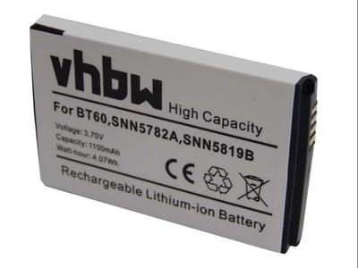 Battery Type BT60 for Motorola A3100 C168i C290 Flipout MB511 1100mAh