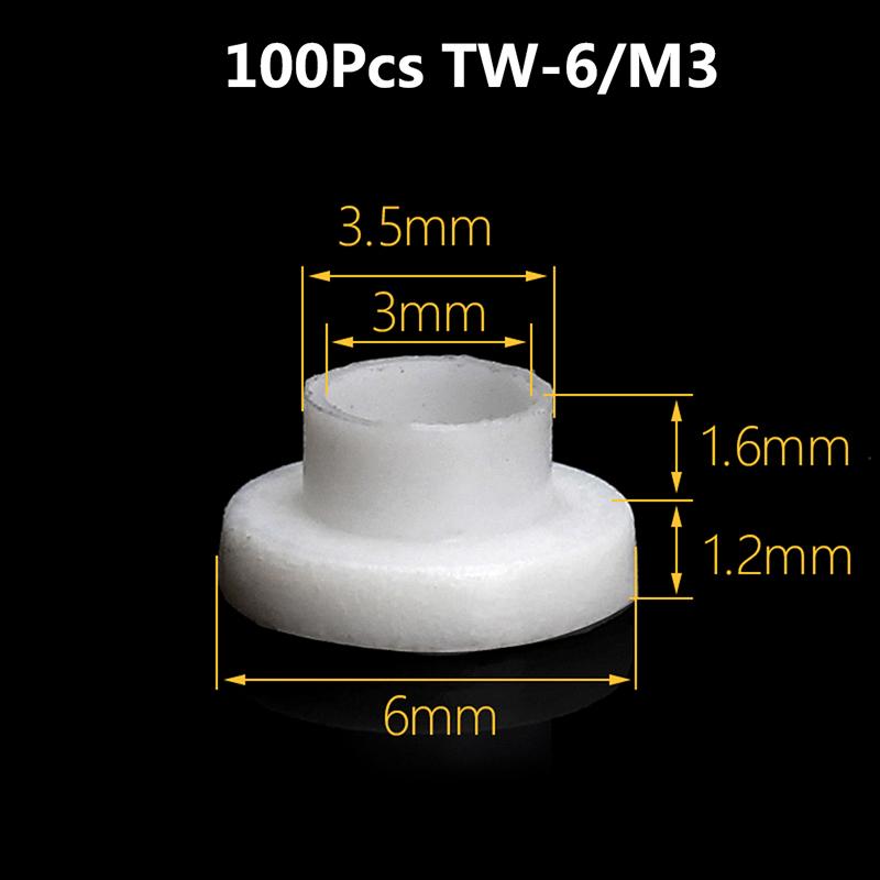 Screw Nylon Transistor Gasket The Step T-Type Plastic Washer