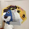 1PC Cat Fish Automatic Folding Umbrella - Compact 8-Rib Design, Durable Plastic & Iron, Lightweight for Outdoor Daily Use, Festive Gift073