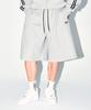 BORN TO WIN Chrome B Track Line Bermuda Pants [Melange Grey]