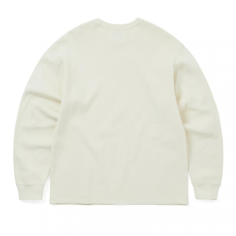 ThIS IS Never That WaffLe L S Tee Ivory