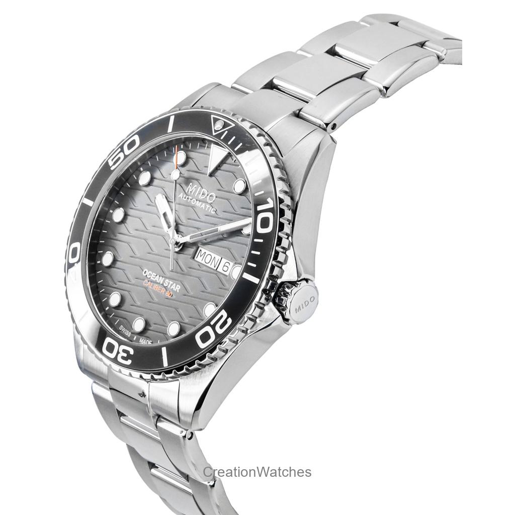 Mido Ocean Star 200C Stainless Steel Grey Dial Automatic Diver's M042.430.11.081.00 200M Men's Watch