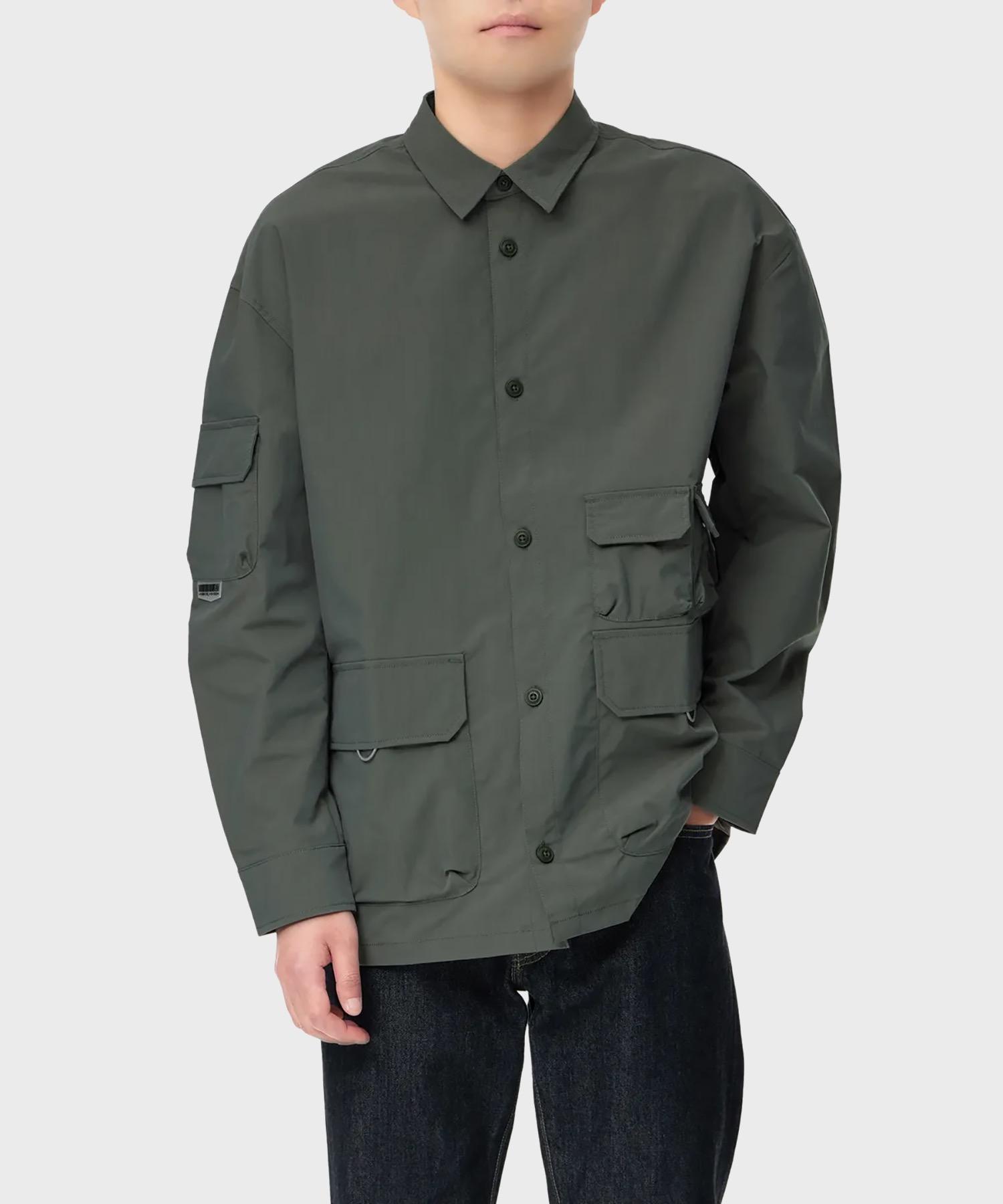 Рубашка с длинным рукавом Dickies Relaxed Statement цвета Gunmetal Gunmetal/L