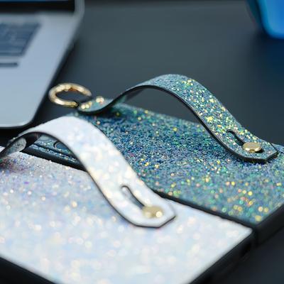 Applicable To Samsung S25Ultra Phone Case, S24plus Wristband Version All-inclusive, S22/S1 Sparkling Diamond Wristband Bracket Case