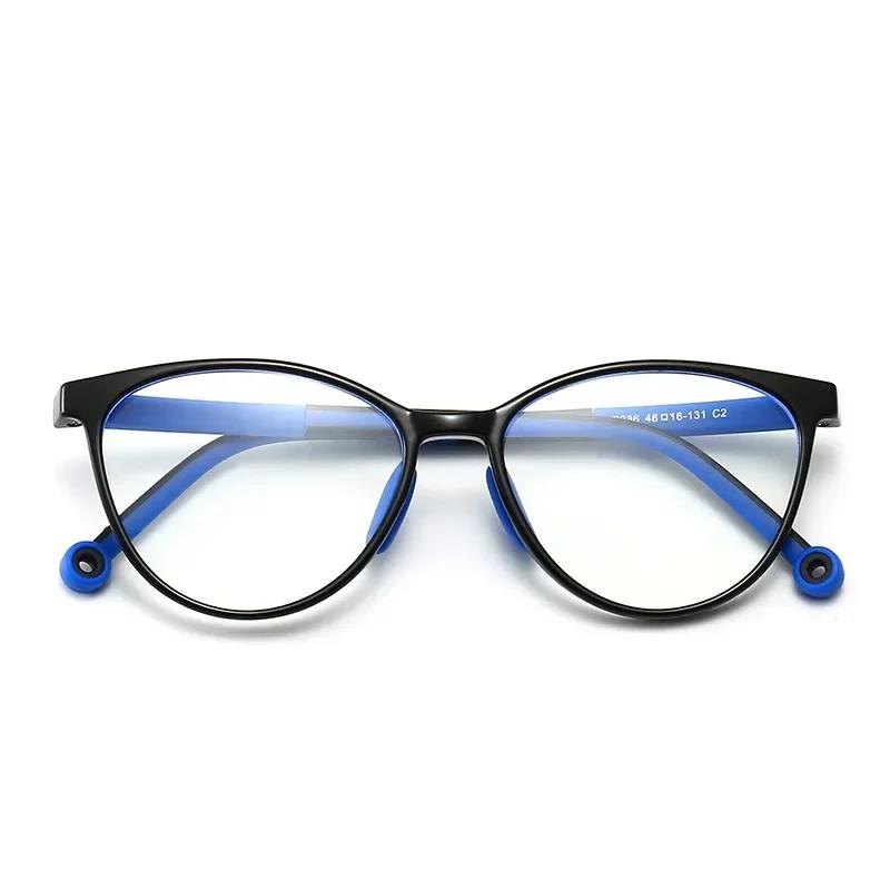 Blue Light Blocking Glasses for Kids Computer Glasses TR90 Frame Clear Lens Girl Boy Video Gaming Children Safety Eyewear