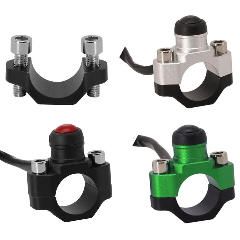 CNC Motorcycle Universal Stop Start Kill Switch Button With Rotating Bar Clamp Suitable For YZF WRF CRF EXC XCF 125 250