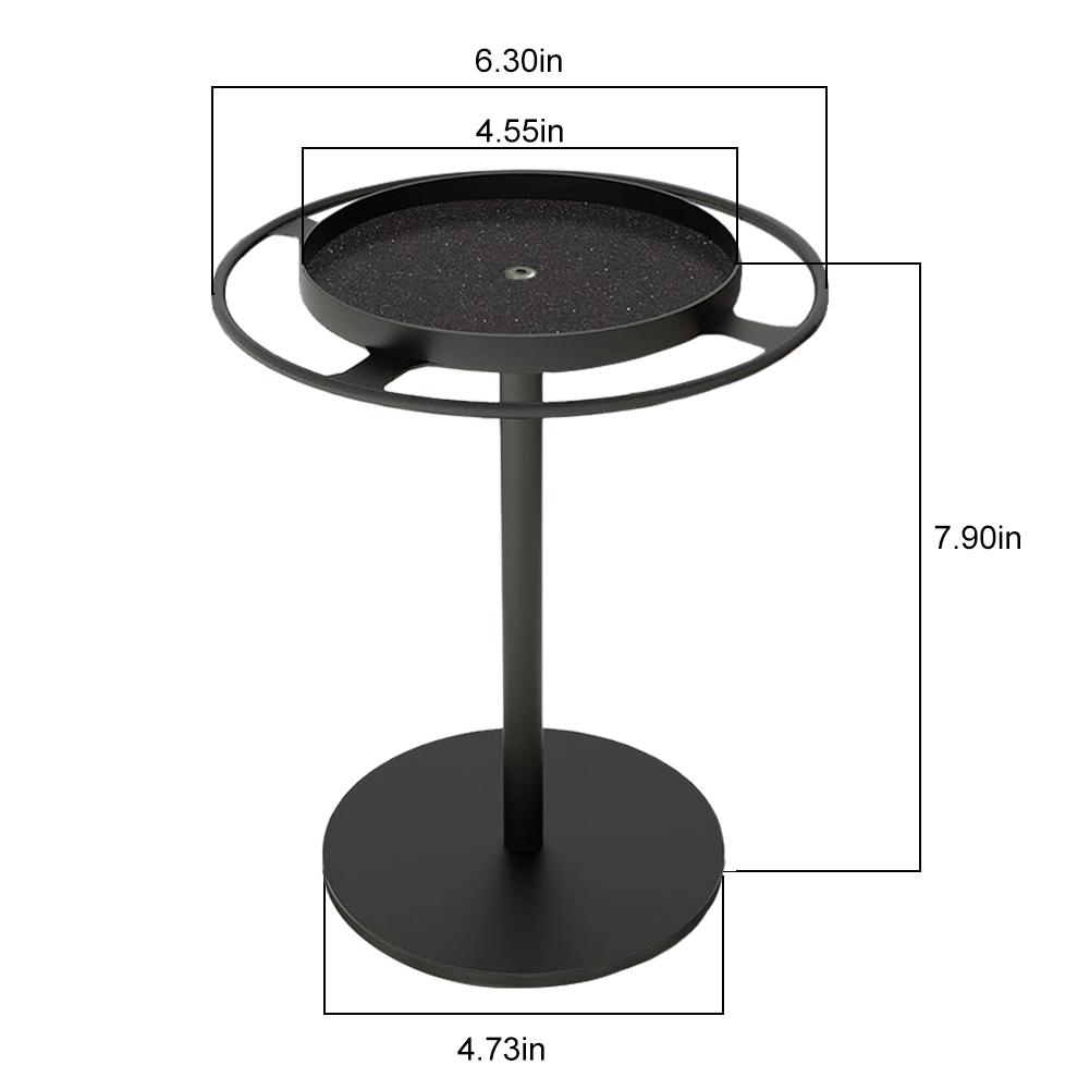 Metal Rotating Sunglass Organizer Eye Glass Display Stand 360 degree Rotation With Tray Jewelry Storage Organizer Detachable