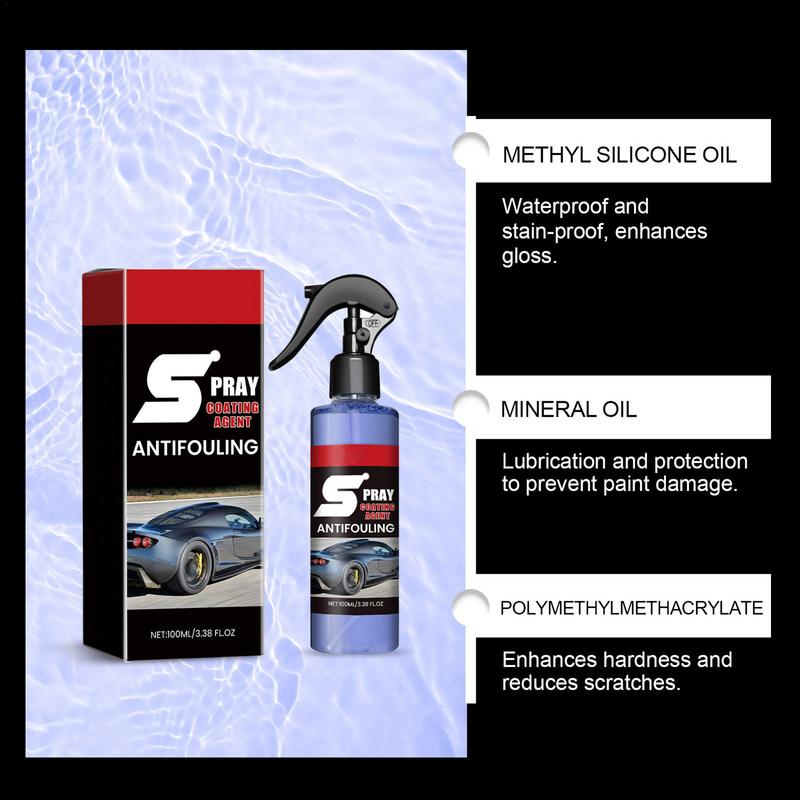 Quick Car Coating Spray Multi-functional Coating Renewal Agent 100ml Car Anti Dirt Coating Agent Spray High Protection Quick Car