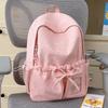 Schoolbag summer new schoolbag nebula soft fog galaxy star light moon pattern milk green girl heart bow travel small backpack