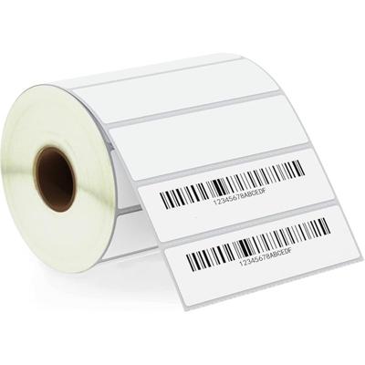 True-Ally 100X25 Direct Thermal (Dt) Barcode Label Sticker - 4 X 1 Inches - 100Mm X 25Mm - 1000 Labels Per Roll - White