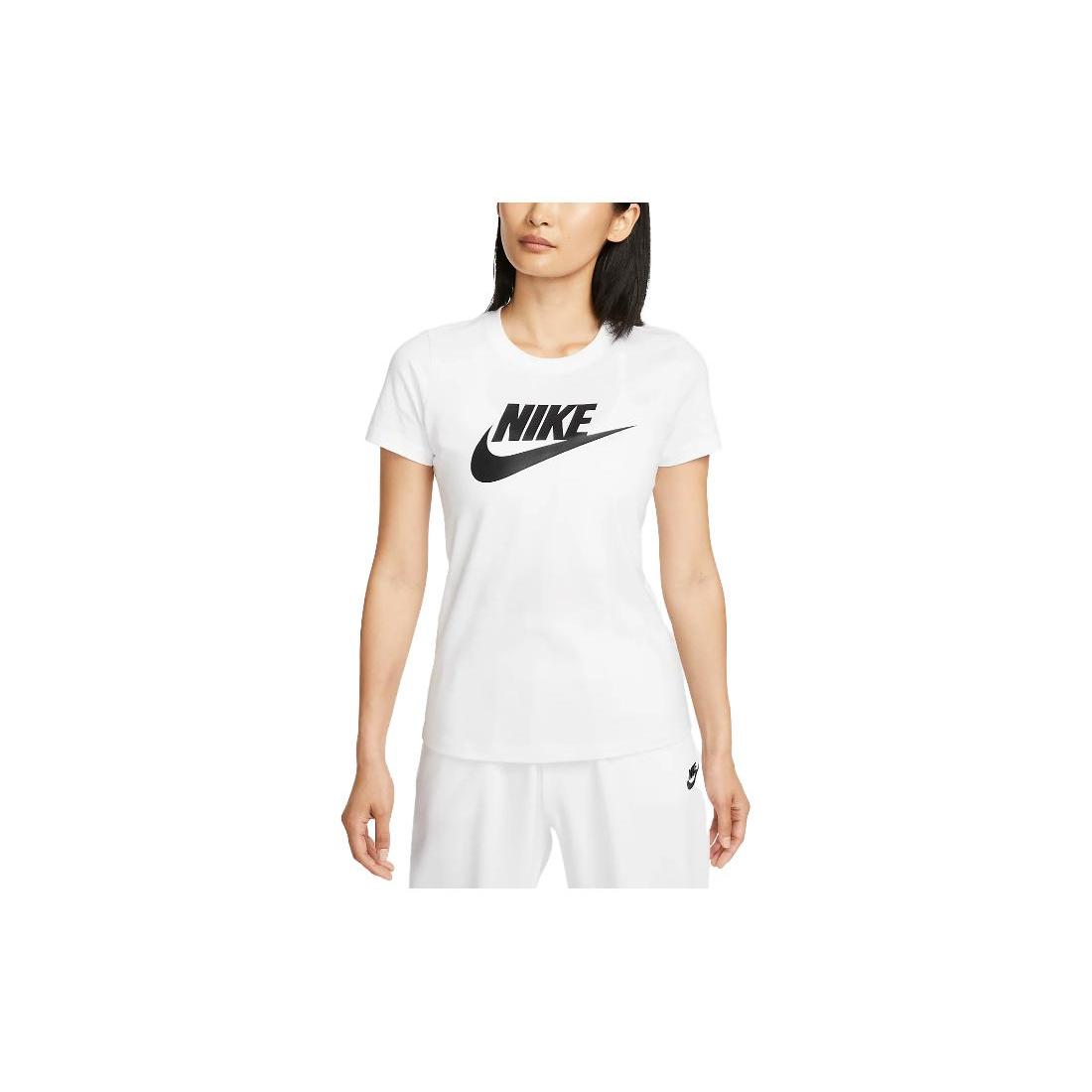

New Nike Set in Sleeve T Shirt Women s White DV6095-100 M