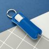 Lipstick Lip Gloss Bag Keychain Holder PU Leather Chapstick Pouch Keyring Portable Lip Balm Packaging Cover Key Chain