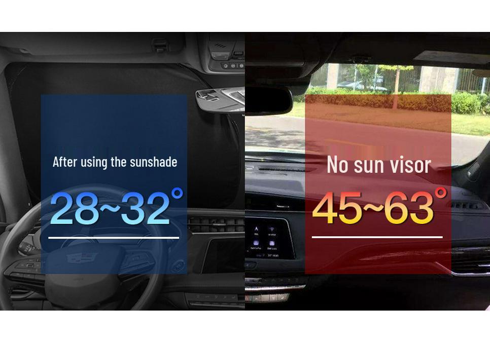 Custom Car Windshield Sun Shade: Anti-Heat, Light-Blocking Interior Sun Visor