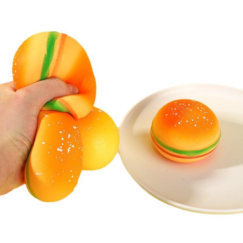 Simulare Burger Jucării pentru ameliorarea stresului Strânge-l Mâncare TRP Decompresie Rebound Vent Jucării distractive Casă de joacă Cadou pentru copii