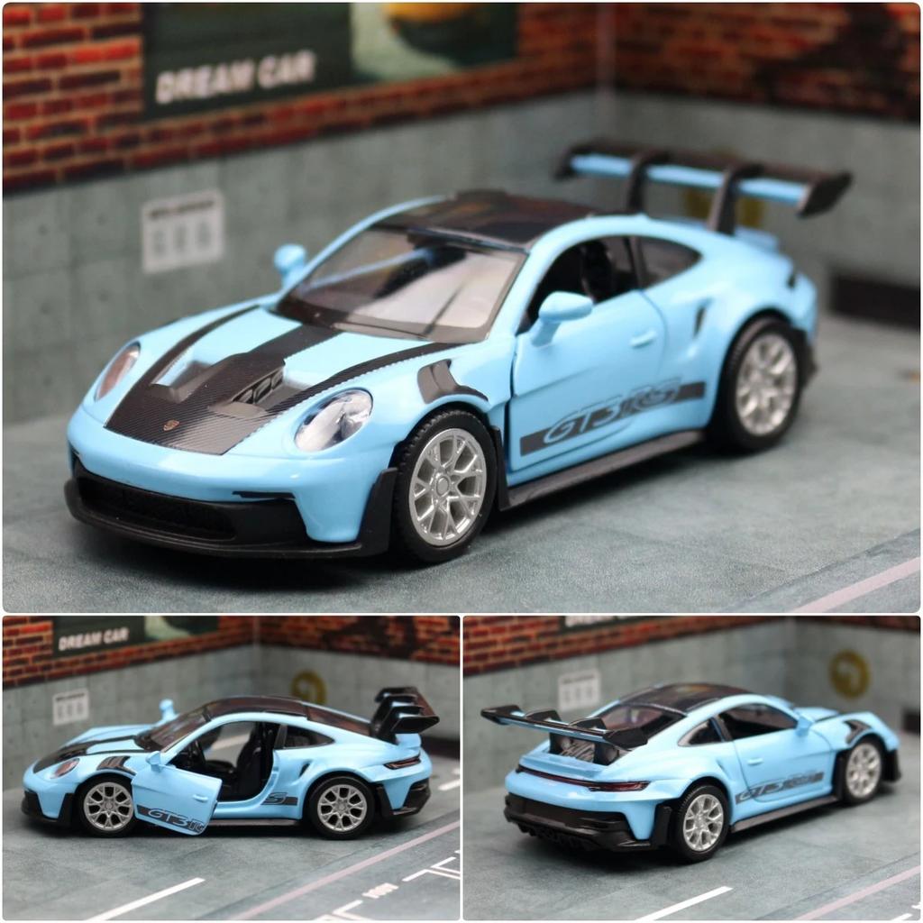 Jbcp5 1:36 Porsche 911 992 GT3 RS Leichtmetall-Rennwagenmodell Diecast Metallspielzeug Sportwagenmodell Hohe Simulation Sammlerstück Kindergeschenk