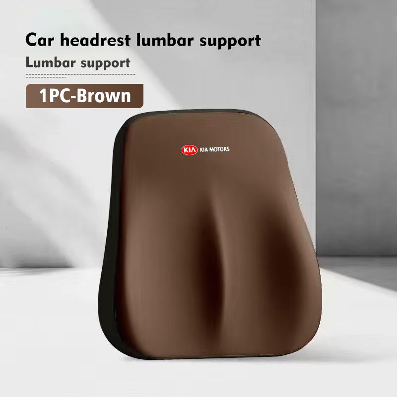BBEI1 For KIA Car Seat Headrest Neck Pillow Memory Foam Cushion Protect Cover Accessories Cerato Soul Venga Forte Spectra Sedona Niro
