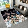 Fashion Kpop Stray Kids Non-Slip Area Rug for Living Room,Bedroom,Playroom,Soft Carpet Floor Mat Home Decor Rug Kids Room Gift