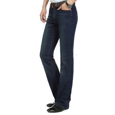 Men's Mid-Waist Stretch Flared Jeans