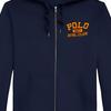 Polo Ralph Lauren FW22 Letter Print Zip-Up Hoodie Men Hoodies Navy-Blue MNPOKNI16822185-410