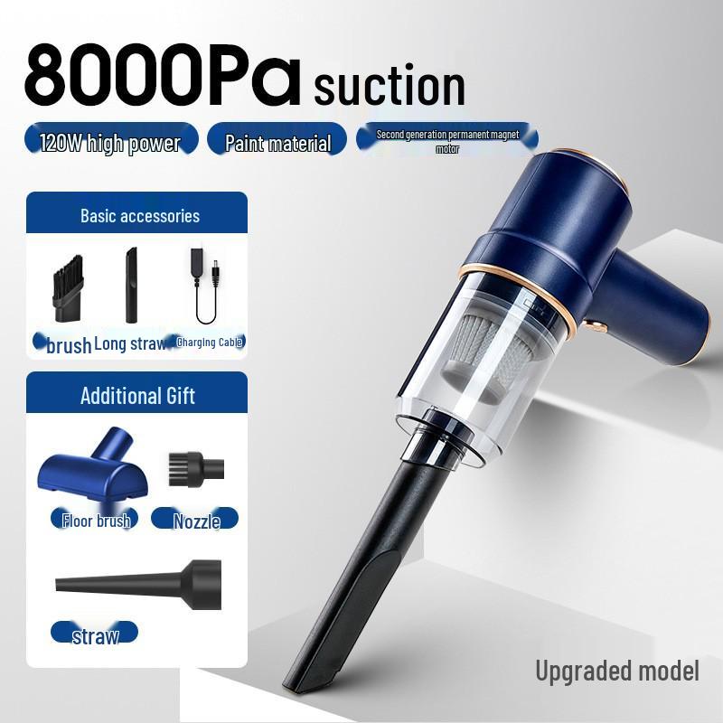 High-Power Wireless Car and Home Handheld Vacuum Cleaner
