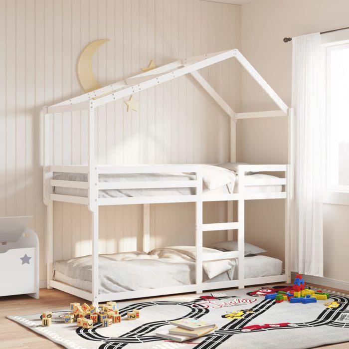 VidaXL Bed Canopy for Children 213x95.5x144.5 Cm Solid Pine Wood, Bed Roof, Bed Canopy for Child, Roof for 846935