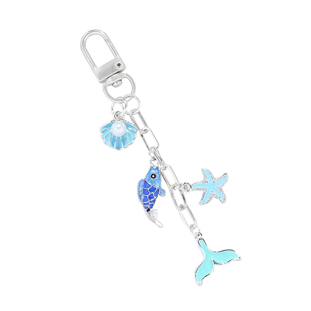 Sweet Phone Charm Decoration Elegant Keychain Adornment Key Rings Pendant Aesthetic Mobile Charm Decorations