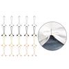 20 Pcs Trousers Tighter Clip Trousers Waist Tightener Trouser Button No Sewing Required for Trouser Legs