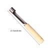 Corer Tool Kitchen Stainless Steel Pear Pitter Anti-Slip Manual Kitchen Corer with Wood Handle for Fruit Slicing Cooking Salad