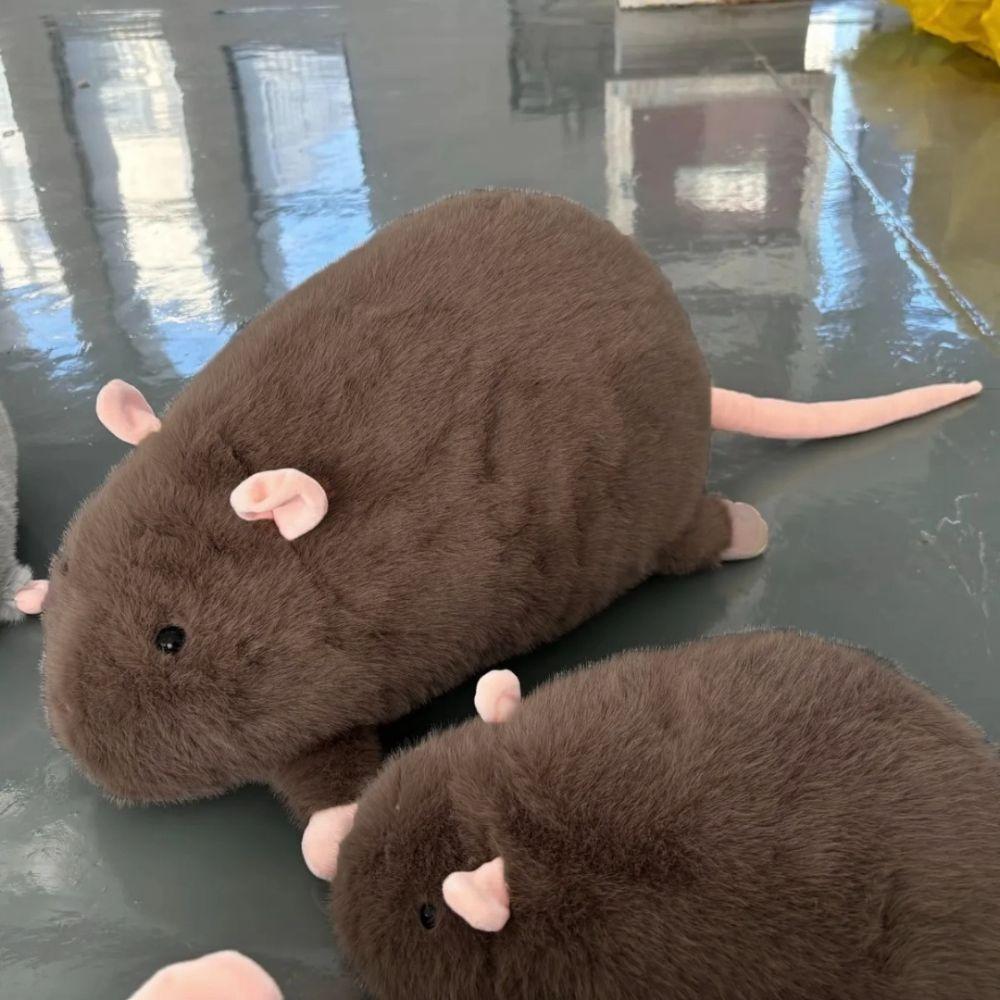 20/30/50cm Fancy Rat Doll Sleep Pillow Simulation Mouse Plush Pet Toy Stuffed Rat  Boys Girls