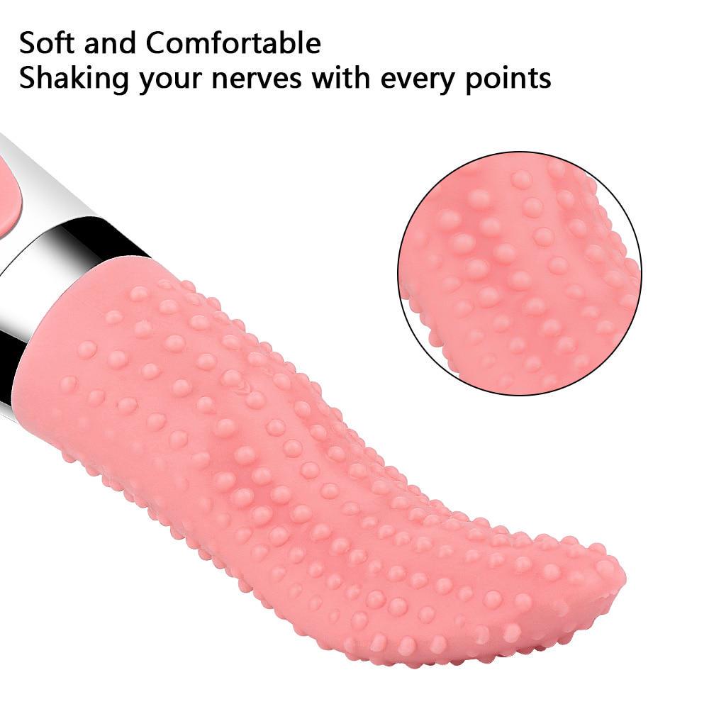 Vibrating Tongue Vibrator Vagina Tight Oral Licking Clitoris Stimulator Masturbator Sex Toys