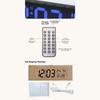RGB Electronic Wall Clock 360x115x23mm Light Sensor Perpetuals Calendar Versatile Timer Type C Power Supply Home Parts