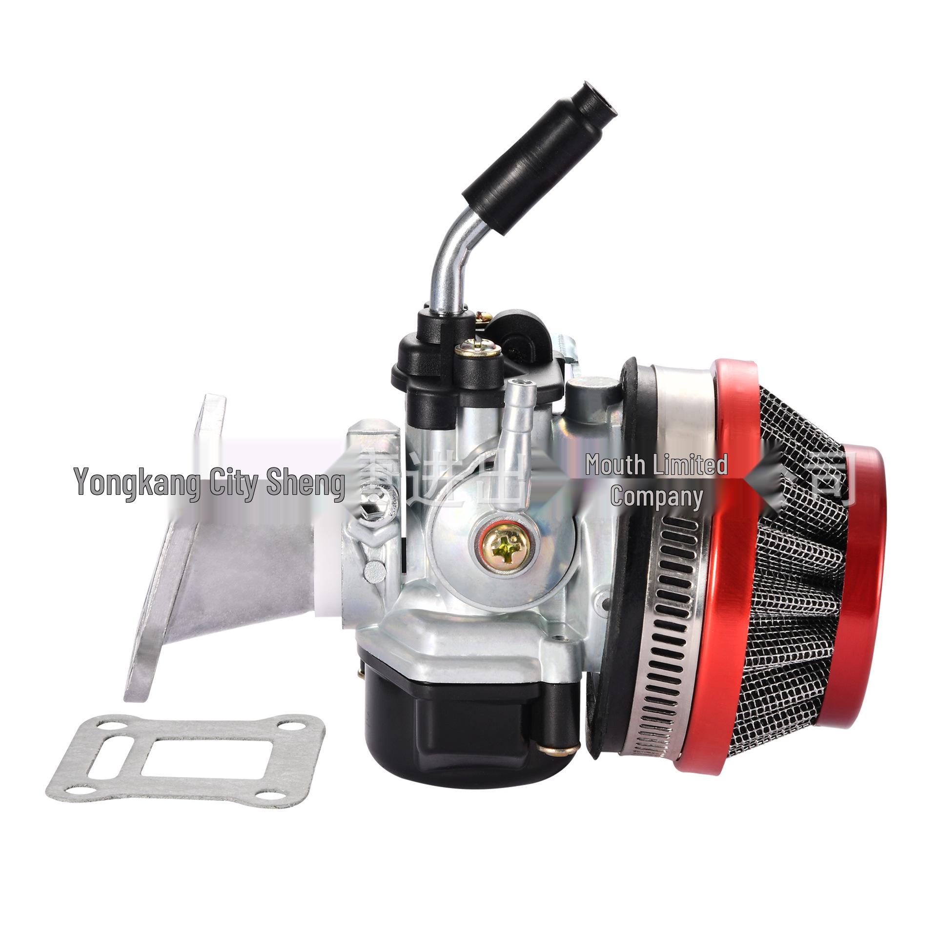 

Red Carburetor & 58mm Air Filter Intake Pipe for 47cc/49cc Pocket Bikes & ATVs 58mm