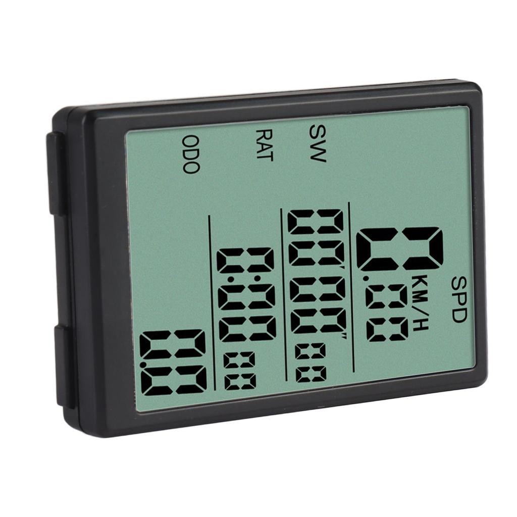 Bike Computer, Wireless Cycling Speedometer with Drop and LCD Screen, for with Thermometer Timer and Easy Setup